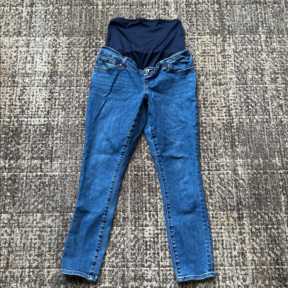 Abercrombie & Fitch maternity super skinny ankle Jean 26 - Picture 7 of 9